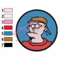 Eddy Brother Embroidery Design